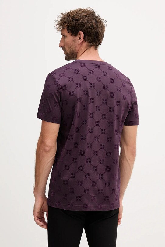 Joop! t-shirt bawełniany 30046985 fioletowy AW25