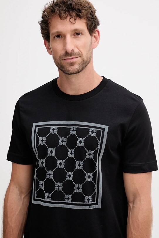 Joop! t-shirt bawełniany czarny 30047429