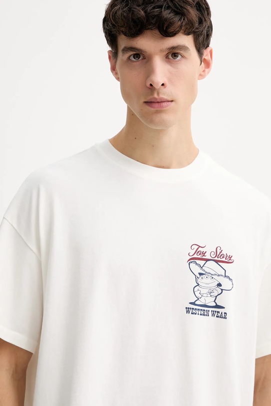 Levi's t-shirt bawełniany x Toy Story beżowy 0034T