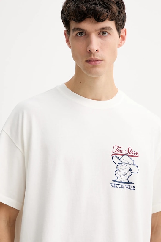 Levi's t-shirt bawełniany x Toy Story beżowy 0034T