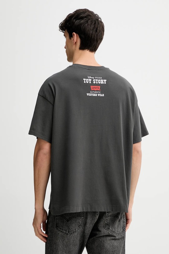 Oblečení Bavlněné tričko Levi's x Toy Story 0034T šedá