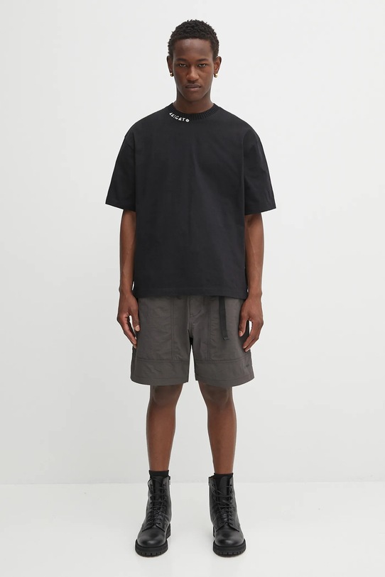 Хлопковая футболка Axel Arigato Apex A3319001 чёрный