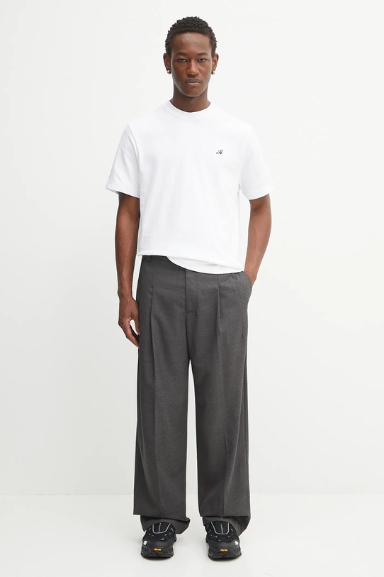 Axel Arigato tricou din bumbac Signature A1141006 alb