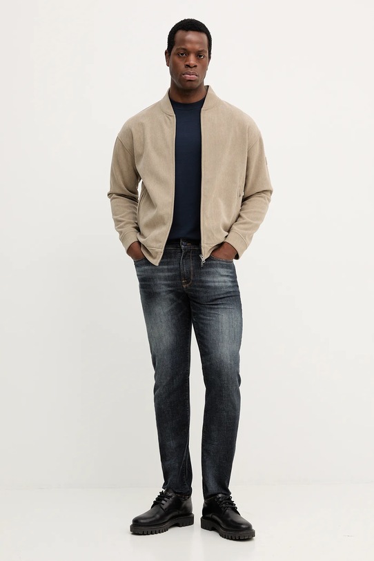 Памучна тениска Joop! 30044716 тъмносин AW25