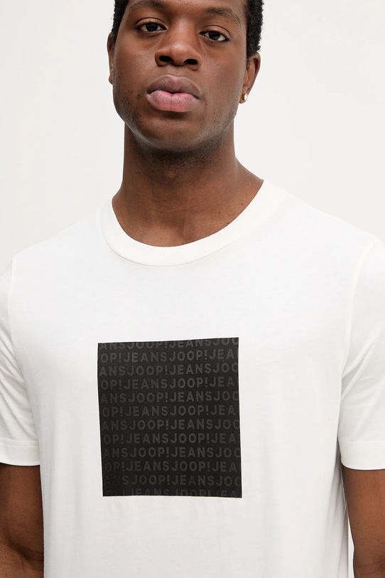 Joop! t-shirt bawełniany biały 30047863