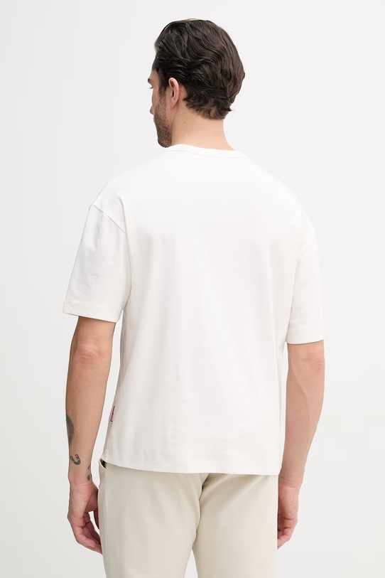 Odzież Joop! t-shirt bawełniany 30048168 beżowy