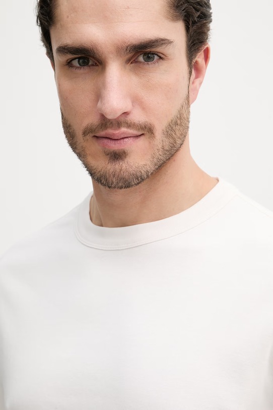 Joop! t-shirt bawełniany beżowy 30048168