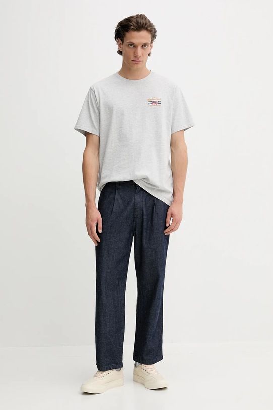 Levi's t-shirt bawełniany 16143.2094 szary AW25