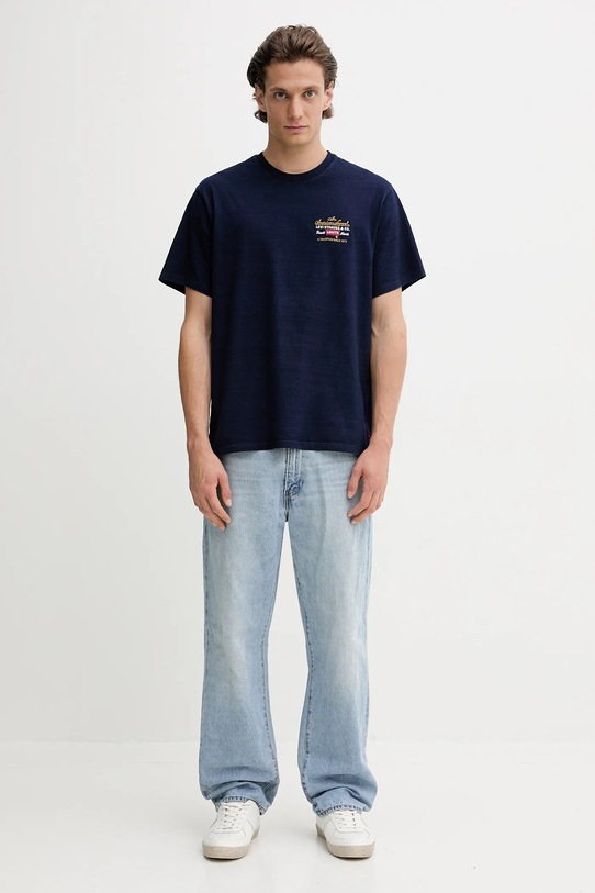 Levi's t-shirt bawełniany 16143.2256 granatowy AW25