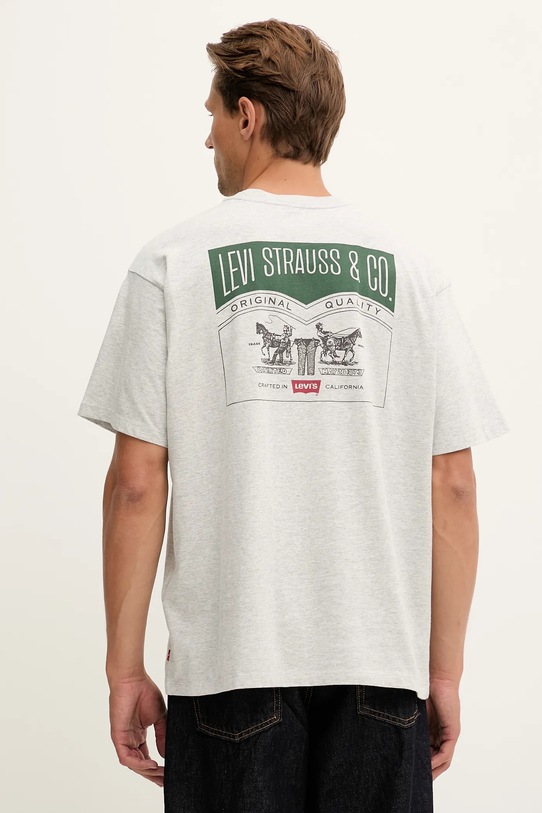 Odzież Levi's t-shirt bawełniany 87373.0256 szary