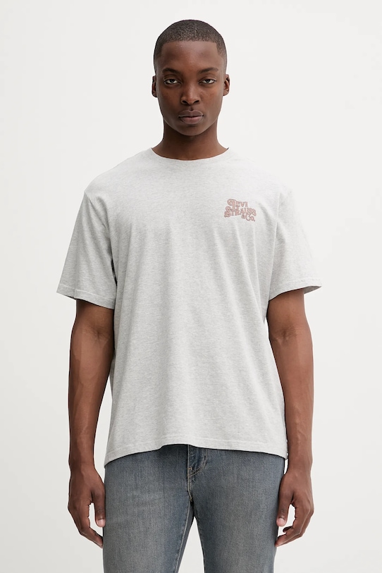 Oblečenie Bavlnené tričko Levi's 16143.1816 sivá