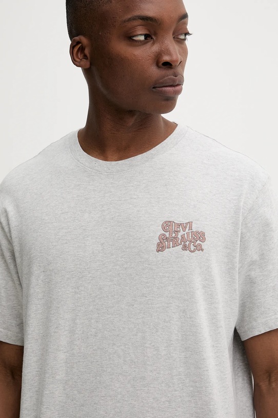 Levi's t-shirt bawełniany szary 16143.1816
