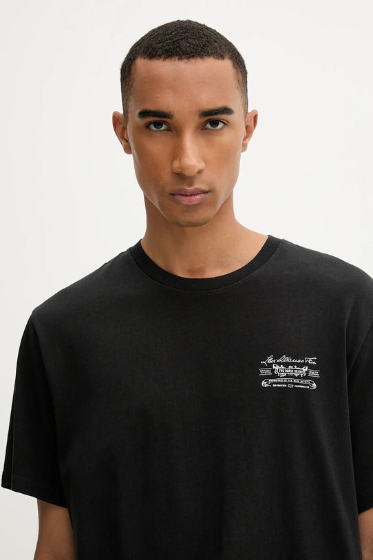 Bavlněné tričko Levi's černá 16143.1821