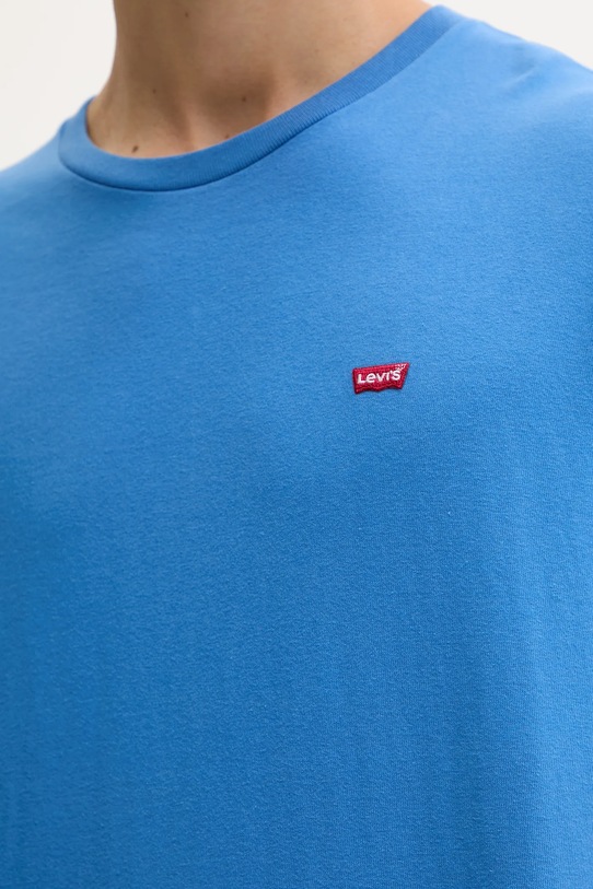 Levi's t-shirt bawełniany 56605.0281 niebieski