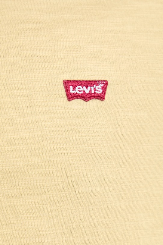 Levi's t-shirt bawełniany 56605.0296 żółty
