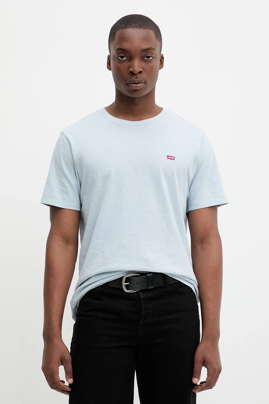 Levi's t-shirt bawełniany bawełna niebieski 56605.0297