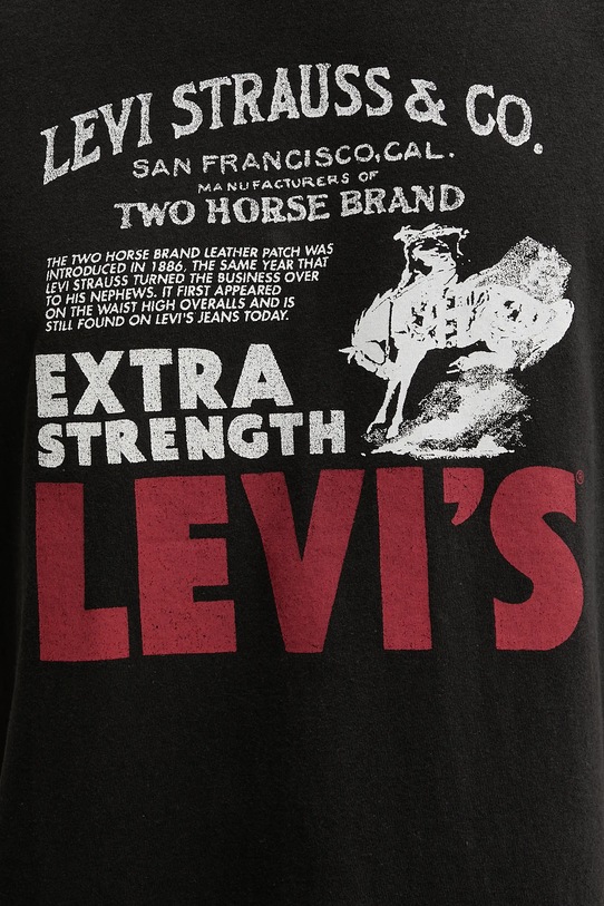 Levi's t-shirt bawełniany 87373.0224 czarny