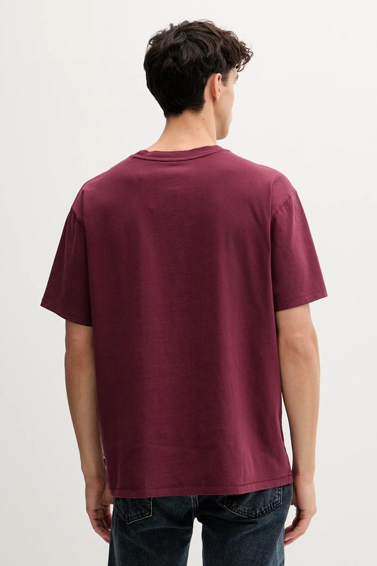 Îmbrăcăminte Levi's tricou din bumbac A0637.0166 burgundia