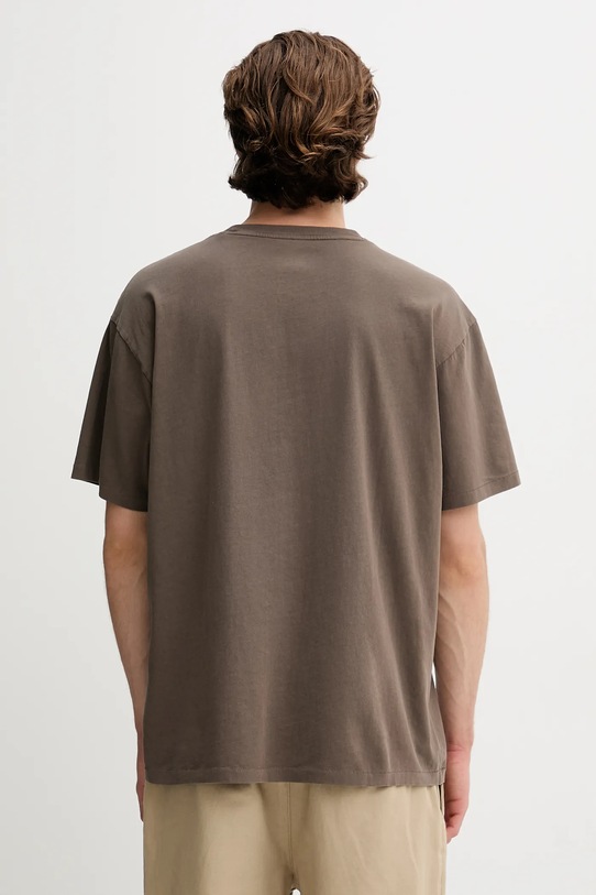Odzież Levi's t-shirt bawełniany A0637.0175 brązowy