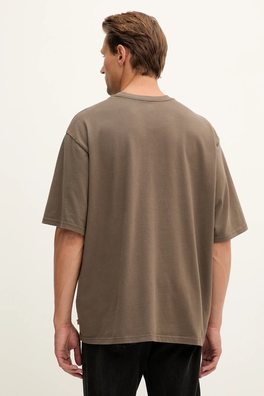 Odzież Levi's t-shirt bawełniany A5805.0041 brązowy