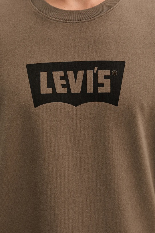 Levi's t-shirt bawełniany A5805.0041 brązowy