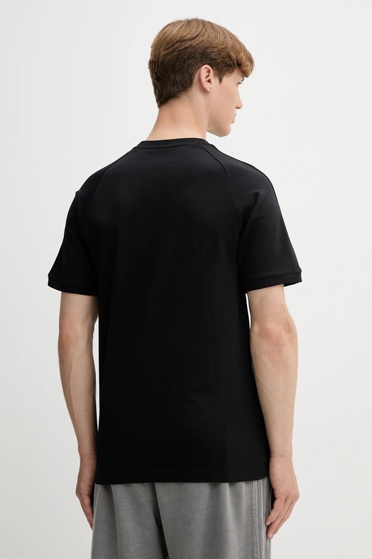 Ρούχα Βαμβακερό μπλουζάκι adidas Originals 3-Stripes JY1372 μαύρο