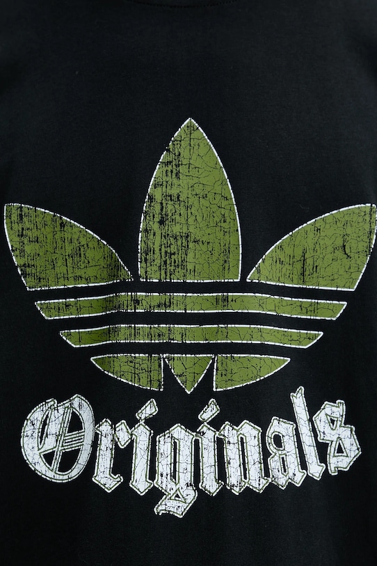 adidas Originals tricou din bumbac Grfx Tee JY2761 negru