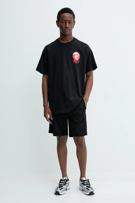 Bavlněné tričko adidas Originals Billiard Tee KQ7316 černá AW25