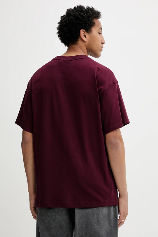 Odzież adidas Originals t-shirt bawełniany Essentials KT0779 bordowy