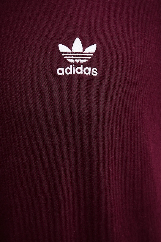 adidas Originals tricou din bumbac Essentials KT0779 burgundia