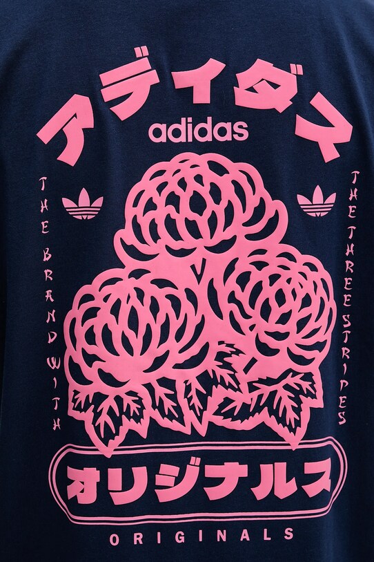 adidas Originals t-shirt bawełniany Japan Florals T KT0787 niebieski