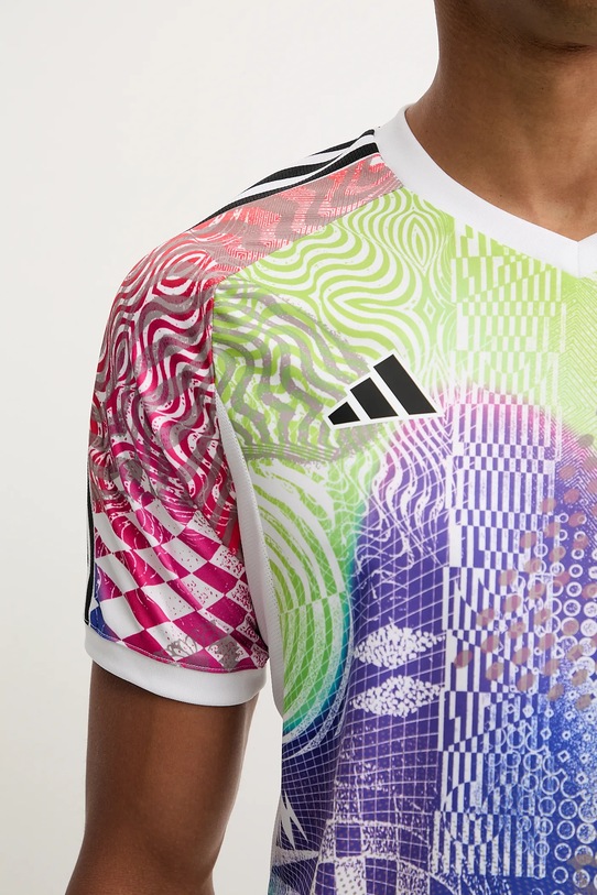 adidas Performance t-shirt treningowy PRIDE JL8097 biały