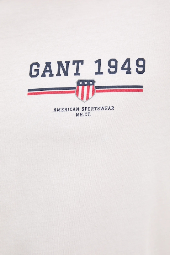 Gant t-shirt bawełniany 2067044 biały