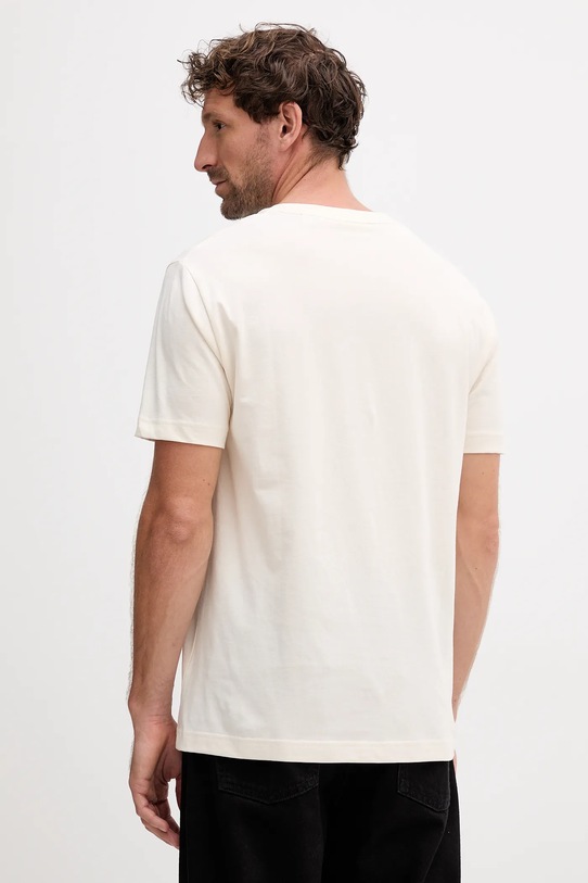 Odzież Gant t-shirt bawełniany 2003343 beżowy