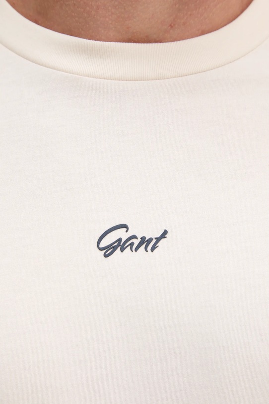 Gant t-shirt bawełniany 2003343 beżowy