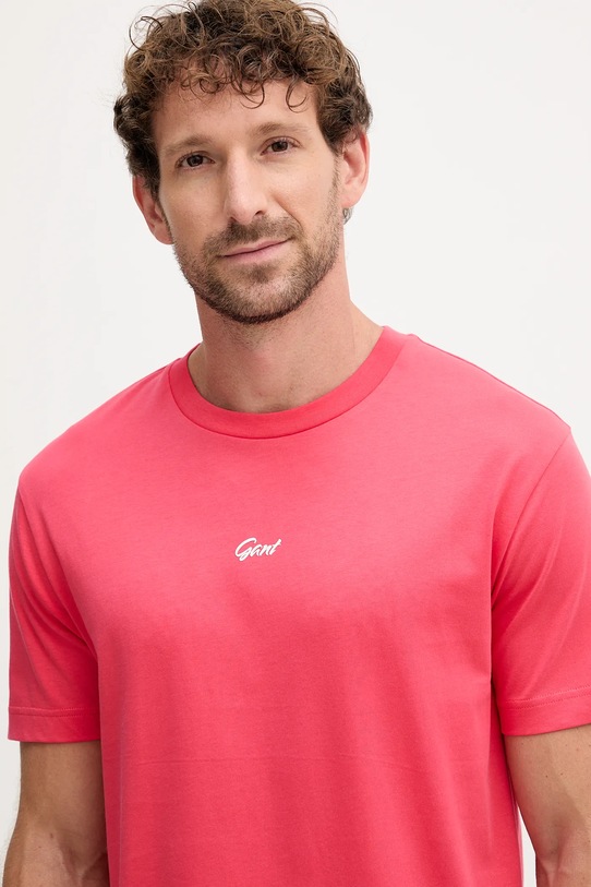 Gant tricou din bumbac roz 2003343