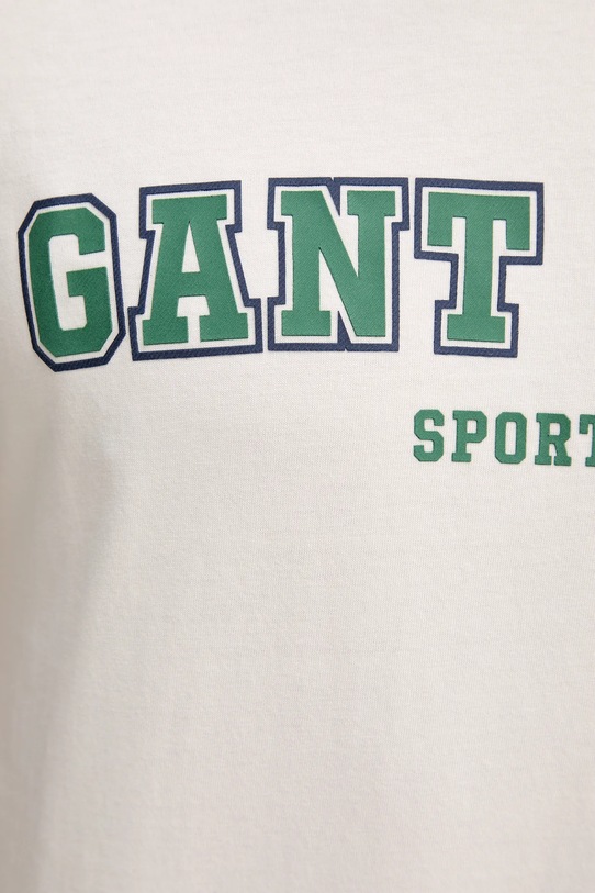 Gant t-shirt bawełniany 2003345 beżowy