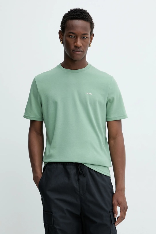 Hollister Co. t-shirt sima zöld KI323.5499.300