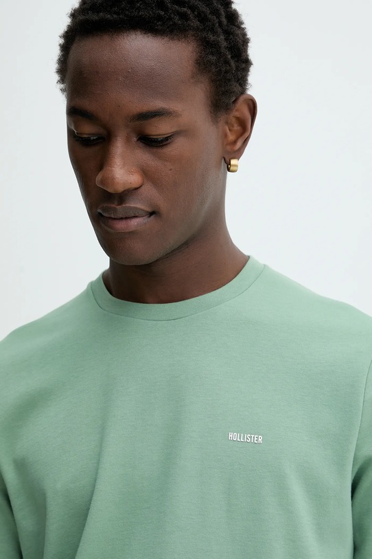 Ruházat Hollister Co. t-shirt KI323.5499.300 zöld