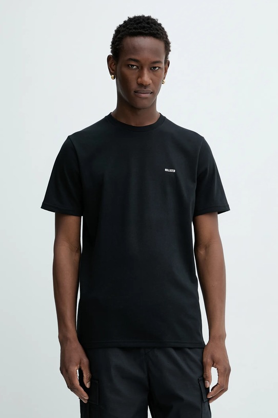 Hollister Co. tricou uni negru KI323.5499.900