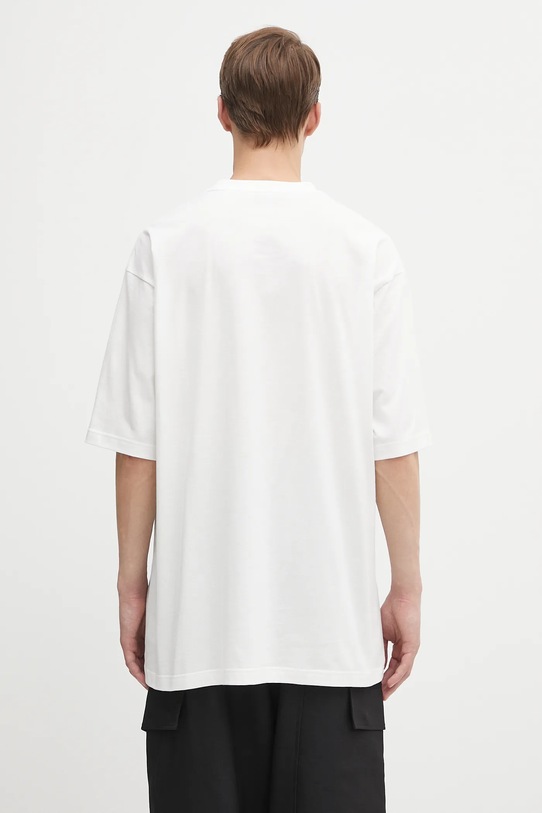 Odzież Y-3 t-shirt bawełniany Boxy Short Sleeve JM7817 biały