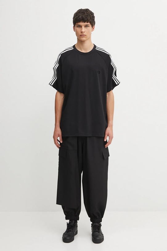 Y-3 t-shirt z wełną 3-Stripes JW7352