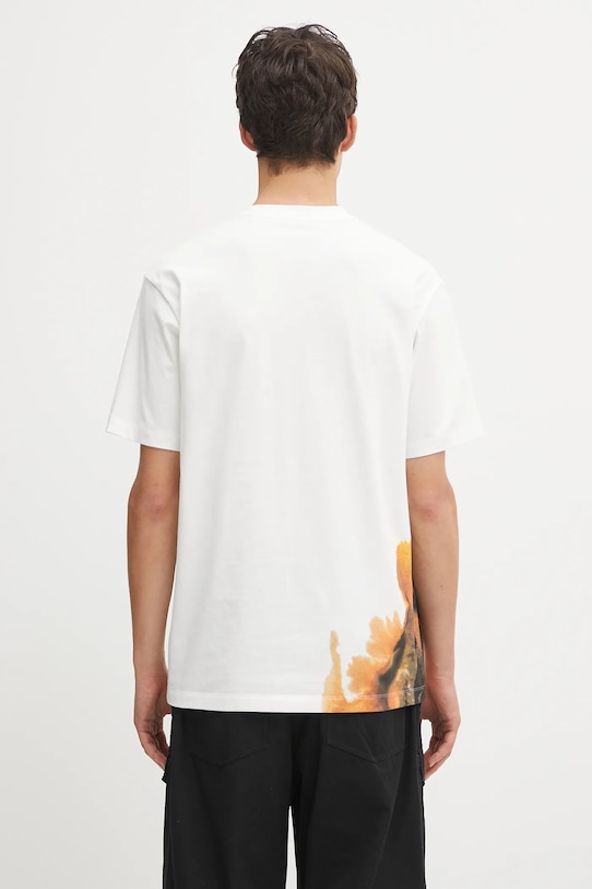 Abbigliamento Y-3 t-shirt in cotone Graphic Short Sleeve JX4744 bianco