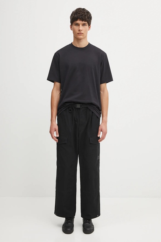 Y-3 cotton t-shirt Graphic Short Sleeve JX4745 black