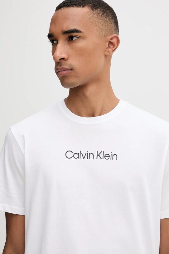 Bavlněné tričko Calvin Klein bílá LV04LD230G