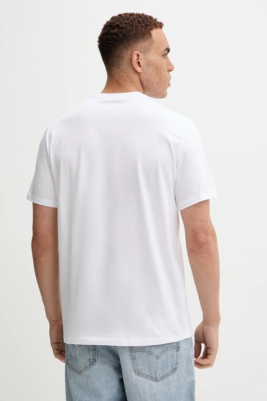 Odzież Calvin Klein t-shirt bawełniany LV04RD817G biały