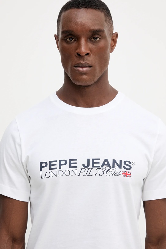 Pepe Jeans t-shirt bawełniany biały PM5010104