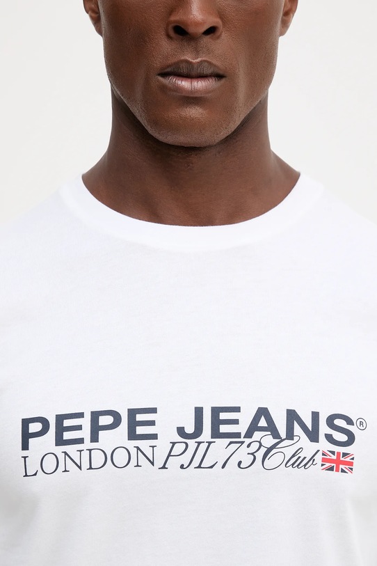 Pepe Jeans t-shirt bawełniany PM5010104 biały