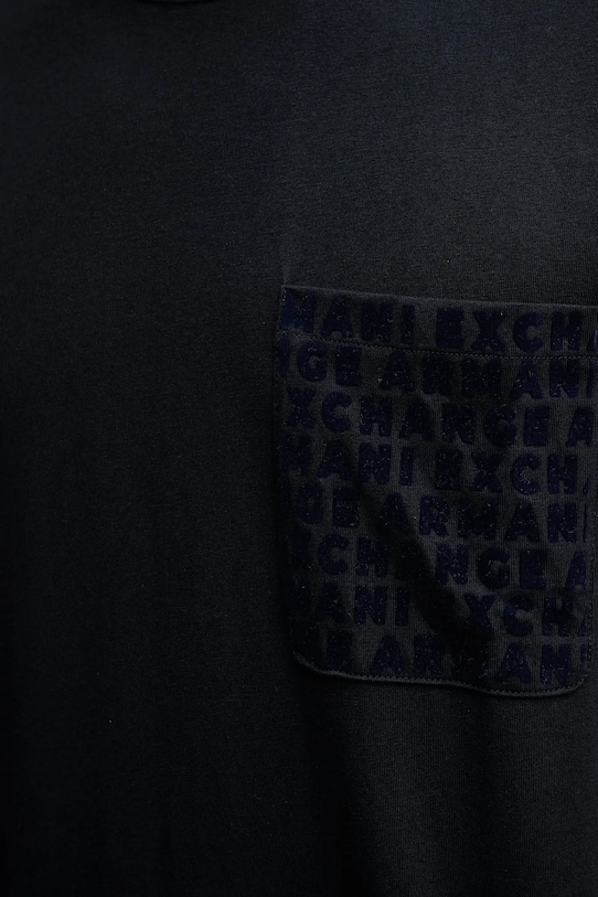 Armani Exchange t-shirt bawełniany XM001459.AF10362 granatowy