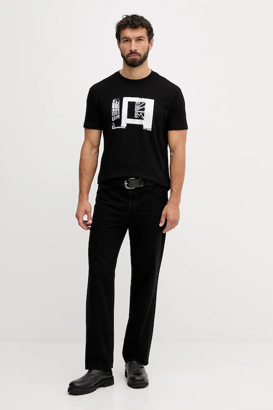 Armani Exchange t-shirt bawełniany XM001461.AF10358 czarny AW25